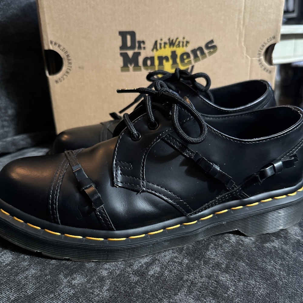 DR MARTENS 1461 WOMEN'S BOW SMOOTH LEATHER OXFORD SHOES IN BOX